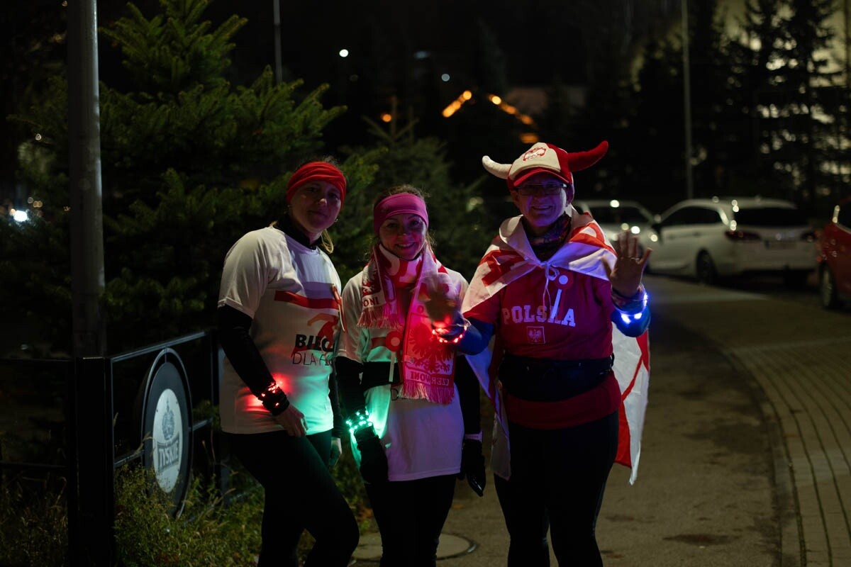 Bieg Niepodległości „Biegniemy w blasku wolności” w Świętochłowicach. / fot. Marek Faber