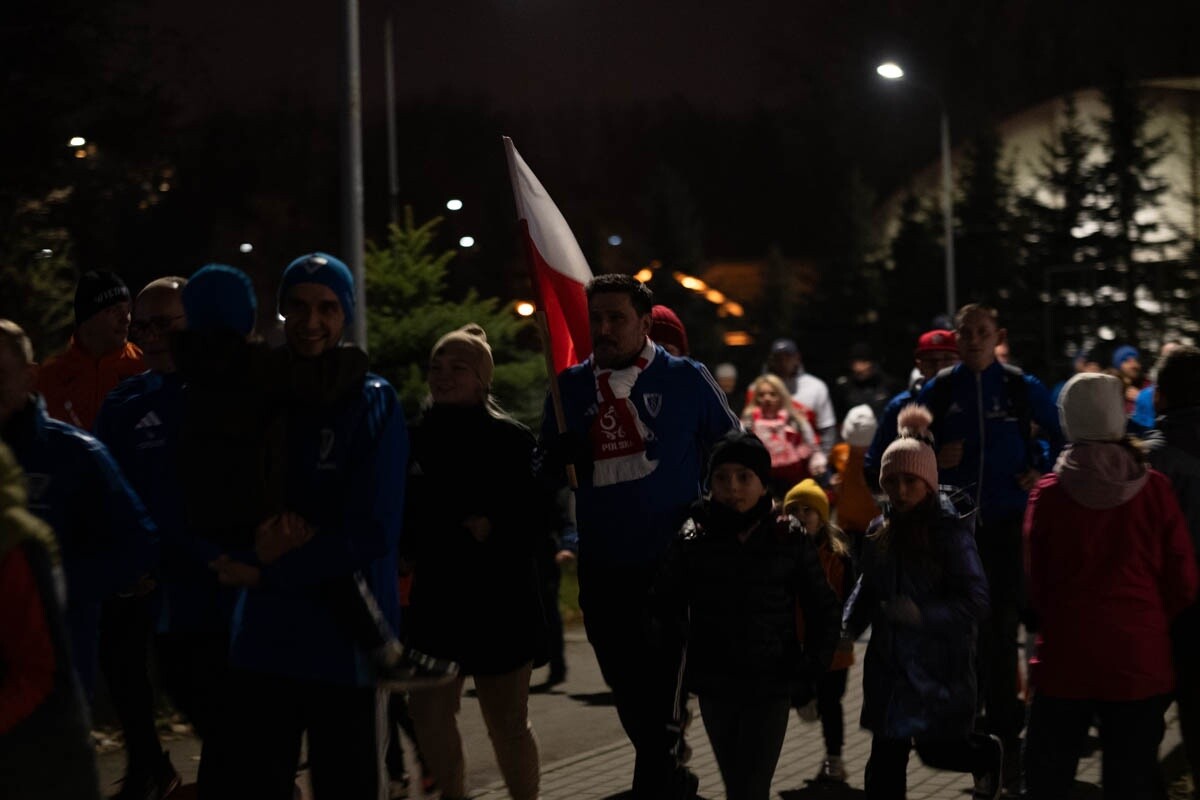 Bieg Niepodległości „Biegniemy w blasku wolności” w Świętochłowicach. / fot. Marek Faber