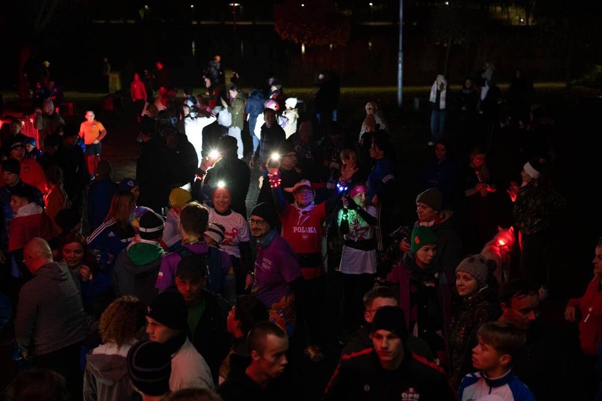 Bieg Niepodległości „Biegniemy w blasku wolności” w Świętochłowicach. / fot. Marek Faber
