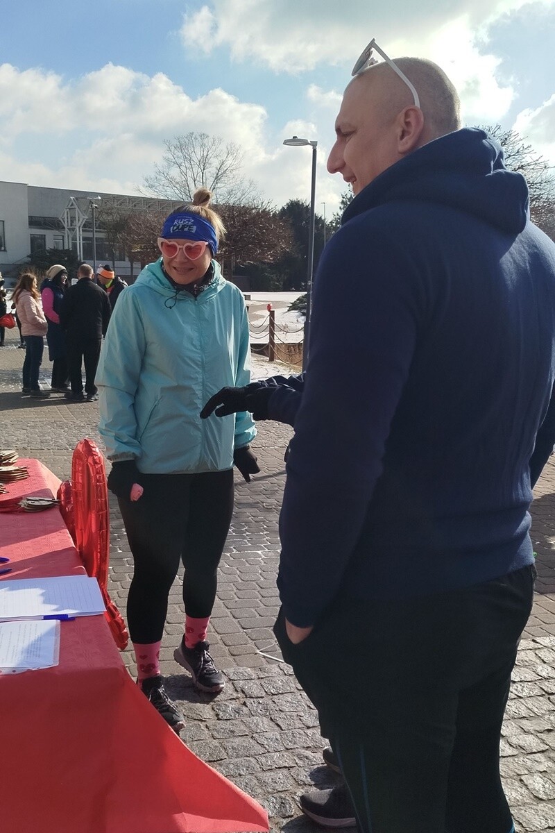 Walentynkowy bieg dla par / fot. FB OSiR Skałka