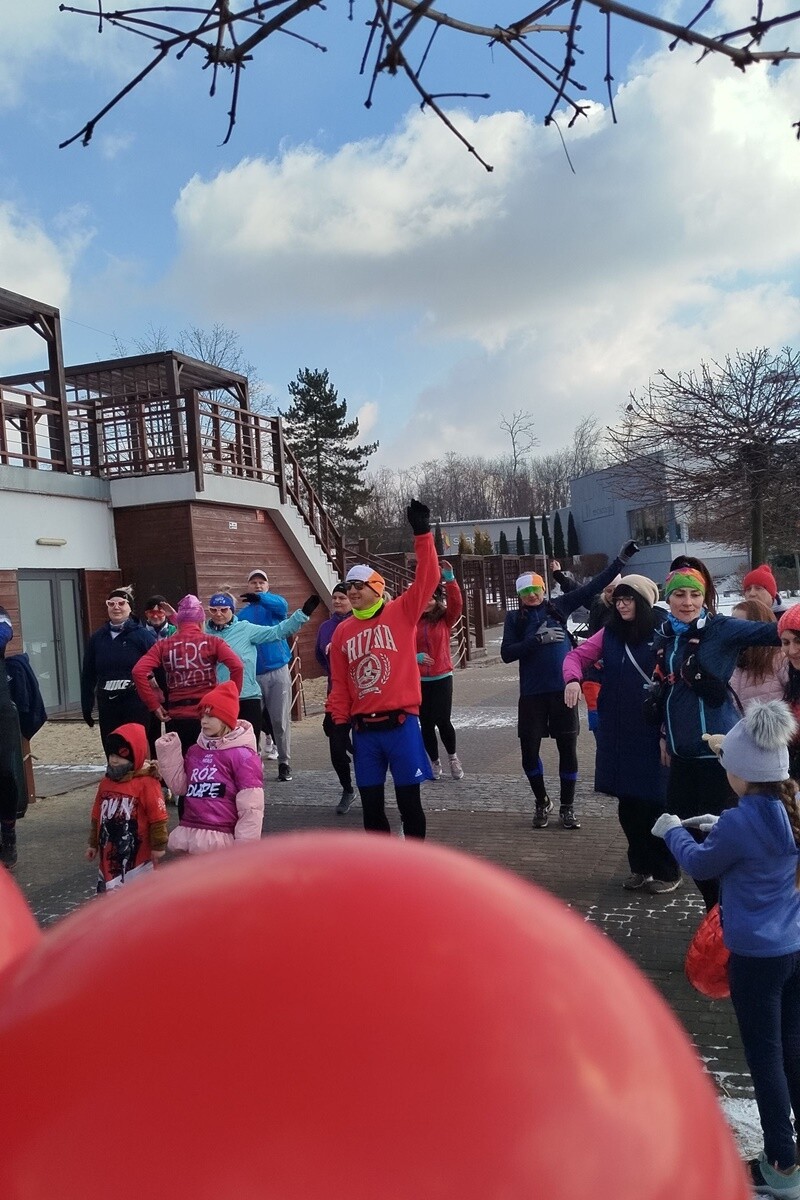 Walentynkowy bieg dla par / fot. FB OSiR Skałka