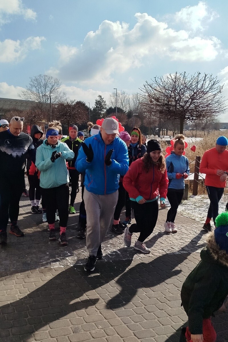 Walentynkowy bieg dla par / fot. FB OSiR Skałka